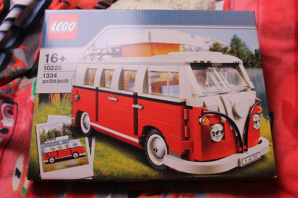 Camping-car Volkswagen T1 10220 (bus VW) neuf, Neuf, Enlèvement ou Envoi, Lego, Ensemble complet