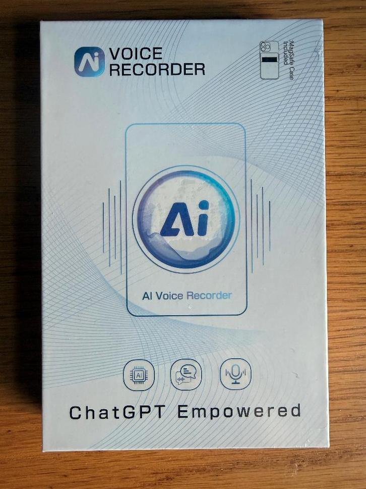 Onevik AI Voice Recorder / Dictafoon, Audio, Tv en Foto, Bandrecorder, Ophalen of Verzenden