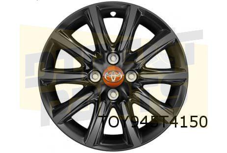 Toyota Aygo velg Aluminium 15'' 10-spaaks hoogglans zwart Or, Auto-onderdelen, Banden en Velgen, Band(en), 15 inch, Personenwagen
