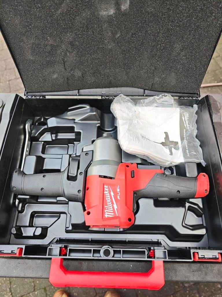 “Milwaukee M18 mixer – zo goed als nieuw – 219€”, Doe-het-zelf en Bouw, Gereedschap | Boormachines, Zo goed als nieuw, Overige typen