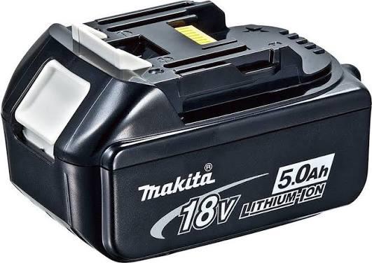 Makita accu 18v 5.0ah, Verzenden, Zo goed als nieuw