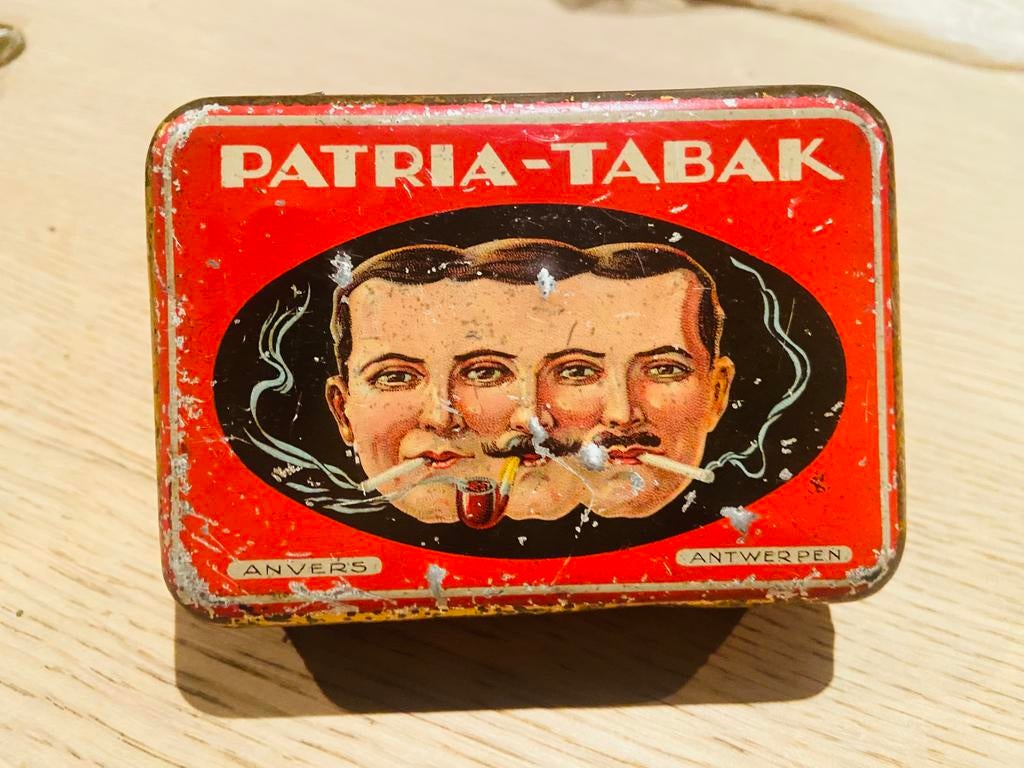 Oud takaks doosje Patria Tabak, Ophalen of Verzenden, Zo goed als nieuw