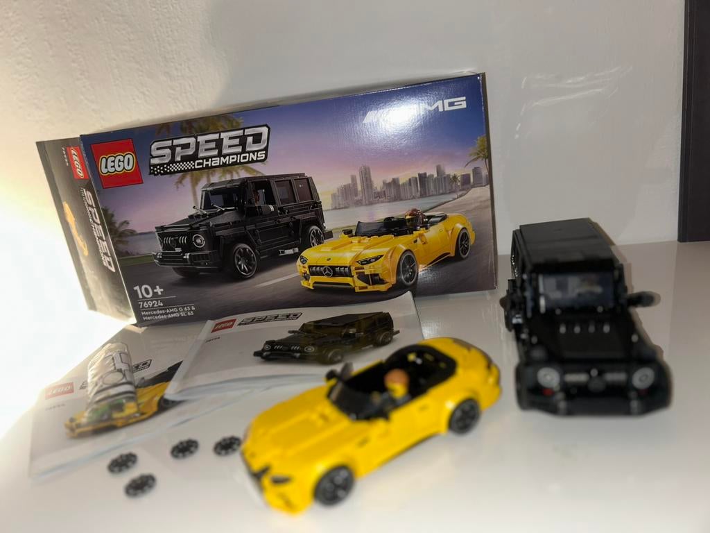 LEGO Speed Champions Mercedes AMG G63 + SL63 (2 voitures !), Enfants & Bébés, Enlèvement ou Envoi, Lego, Complet, Speed Champions