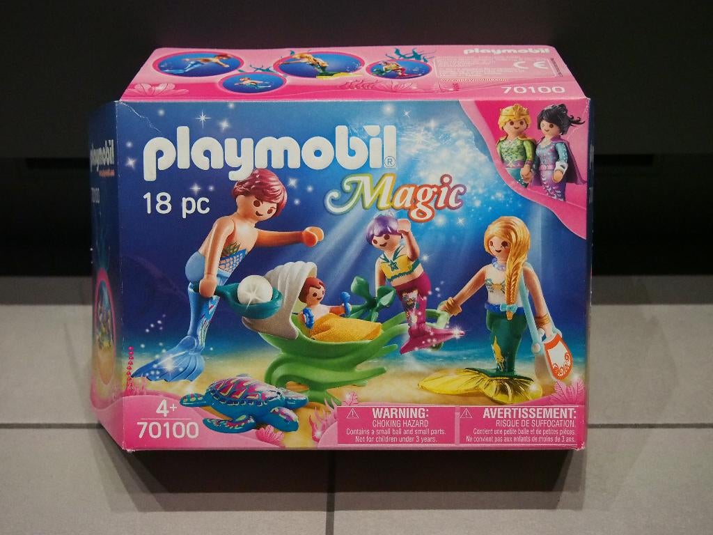 Playmobil set 70100 Meerminnenfamilie in nieuwstaat, Ophalen, Zo goed als nieuw, Complete set
