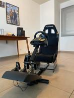 Playseat alcantara met stuur, pedalen & schakelbak logitech, Enlèvement, Comme neuf