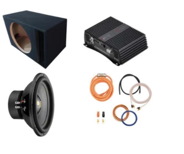 bassface 3000watt 1500watt rms subwoofer-pack, Autos : Divers, Haut-parleurs voiture