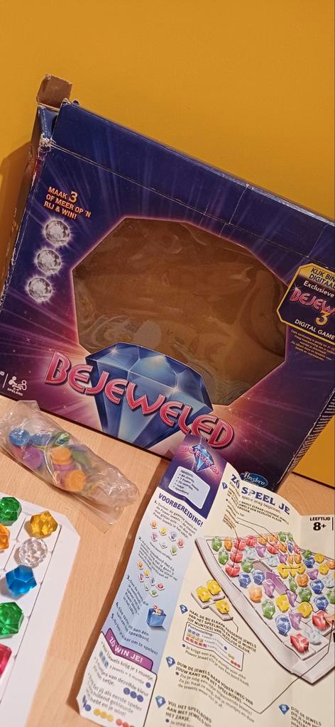 Spelletjes pakket bejeweled/ interpol/ pizza toren/valkuil, Hobby en Vrije tijd, Gezelschapsspellen | Bordspellen, Ophalen
