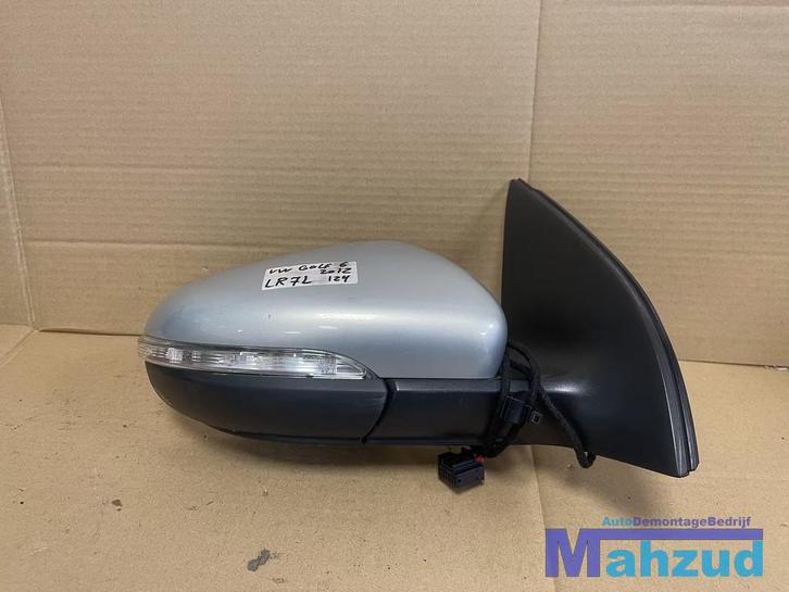 VW GOLF 6 Grijs LR7L Rechts buitenspiegel spiegel 2009-2014, Auto-onderdelen, Spiegels, Volkswagen, Gebruikt