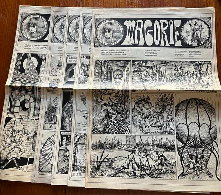 zeldzame uitgaven mensuel fantastique jaren 70 stripverhaal, Ophalen of Verzenden, Gelezen