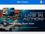2 tickets Hot wheels stunt show 15/3, Tickets en Kaartjes, Evenementen en Festivals, Twee personen