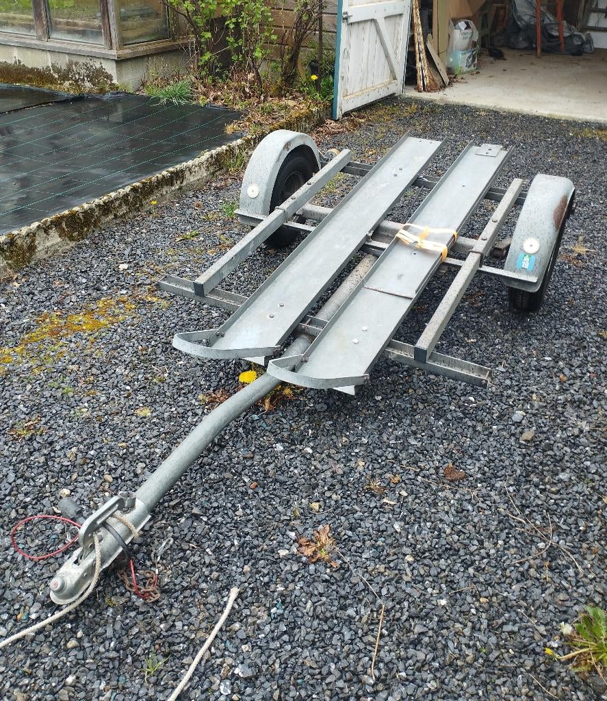 Vends une très bonne remorque moto., Motoren, Accessoires | Overige, Gebruikt, Ophalen