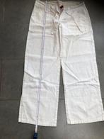 Witte linnen/katoenen broek Vero moda maat 38, Kleding | Dames, Maat 38/40 (M), Wit, Ophalen of Verzenden, Lang