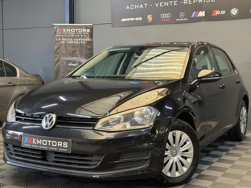 Volkswagen Golf °1EREMAIN°CUIR°NAVI°PDC°ACC°CRUISE, Auto's, USB, Euro 5, Gebruikt, Zwart