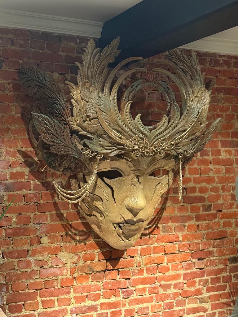 Uniek masker wanddecoratie, Neuf, Botanique, Plastique, 120 cm