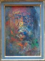 ROGER VAN BELLEGHEM / HOOFD / OLIEVERF PANEEL 31x26cm KADER, Enlèvement ou Envoi