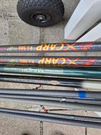 Vaste hengels met pulla en2schepnet stelen, Watersport en Boten, Hengelsport | Witvissen, Ophalen