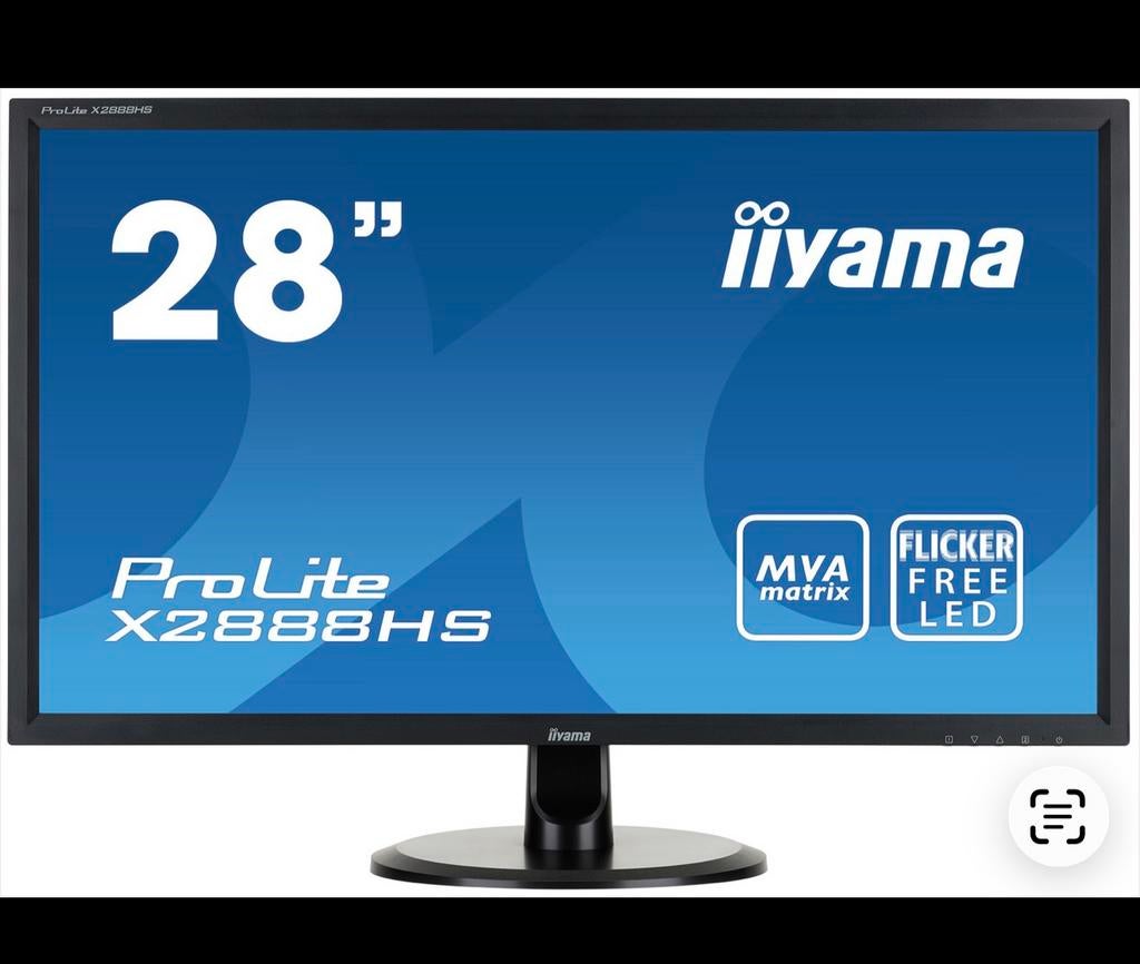 Ecran iiyama 28’ ProLite X2888HS, Computers en Software, Monitoren, Ophalen, Zo goed als nieuw