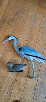 Reiger en drijfeend in pvc, Tuin en Terras, Ophalen