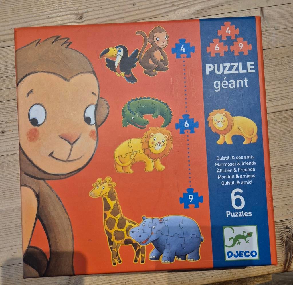 Djeco kinderpuzzels, Ophalen