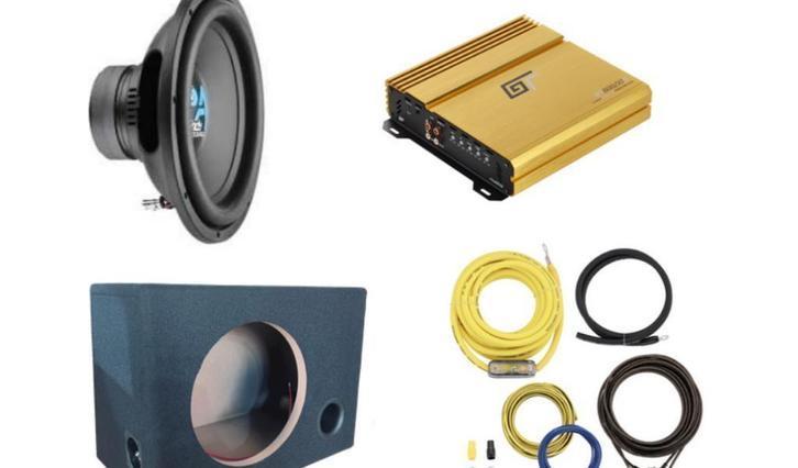 Subwooferset Bassface pack 8 250 watt RMS, Autos : Divers, Haut-parleurs voiture