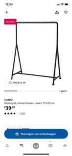 Kledingrek 2x, Avec espace de penderie, Enlèvement, Utilisé, 100 à 150 cm