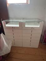 Vitrinekasten, Huis en Inrichting, Ophalen, Gebruikt, 100 tot 150 cm, 50 tot 100 cm