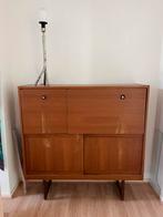 Meuble / bar scandinave bois massif, Enlèvement, Utilisé