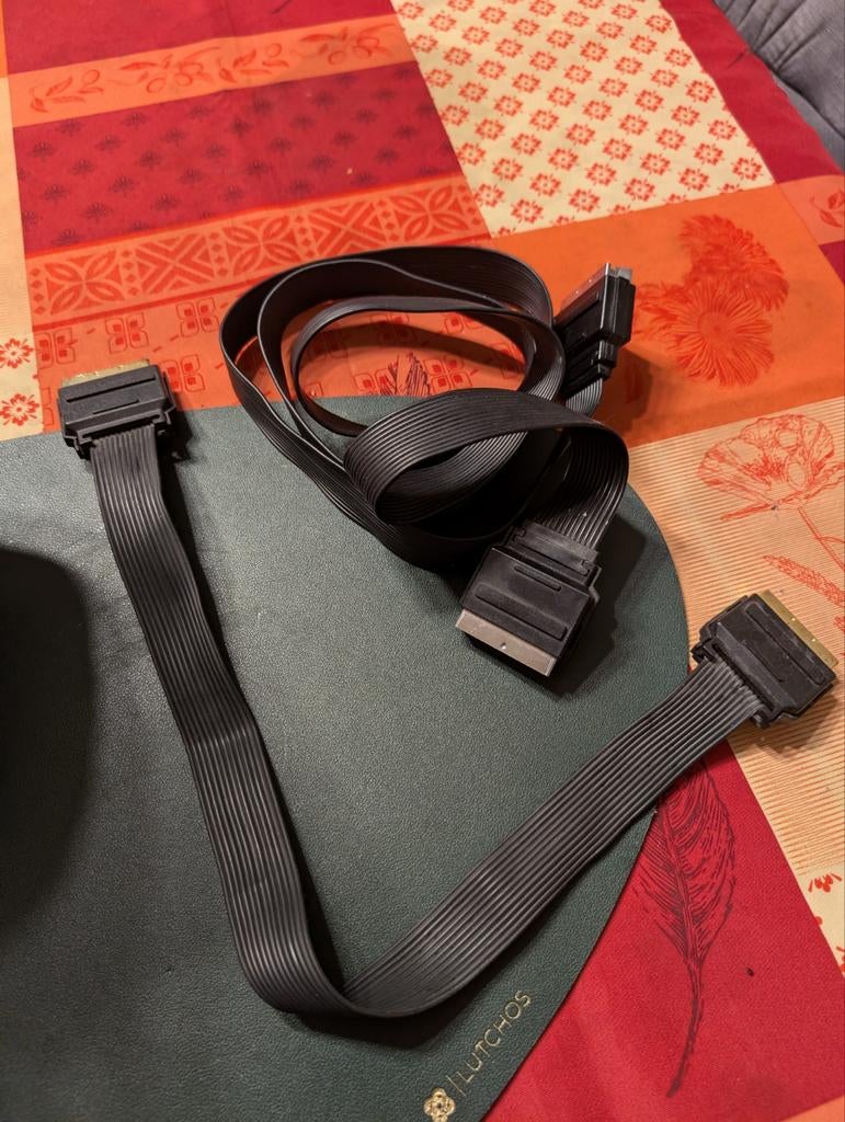 CÂBLES PÉRITEL POUR ENREGISTREUR VIDÉO VHS ET LECTEUR DVD, Enlèvement ou Envoi