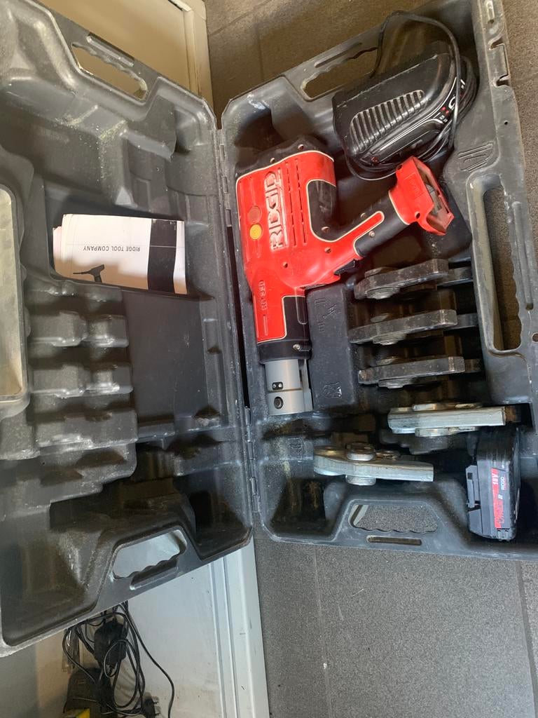 Wurgtang Ridgid rp 330, Ophalen, Gebruikt