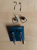 Boucles d'oreilles, 3 paires, Envoi, Comme neuf, Argent, Pendantes