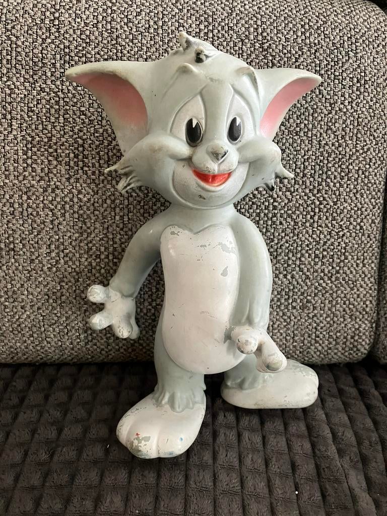 Vintage Piepspeelgoed tom 26 cm van jerry, Verzamelen, Ophalen of Verzenden, Gebruikt