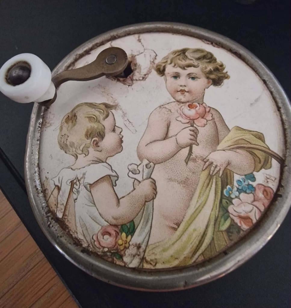 authentiek muziekdoosje (type Manivelle), Ophalen of Verzenden