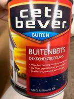 Cetabever dekkende beits Gelders blauw 0,75liter, Ophalen of Verzenden, Nieuw, Materiaal
