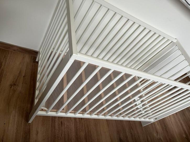 Babybed 120x60, Kinderen en Baby's, Babyparken, Gebruikt, Rechthoekig, In hoogte verstelbaar, Ophalen