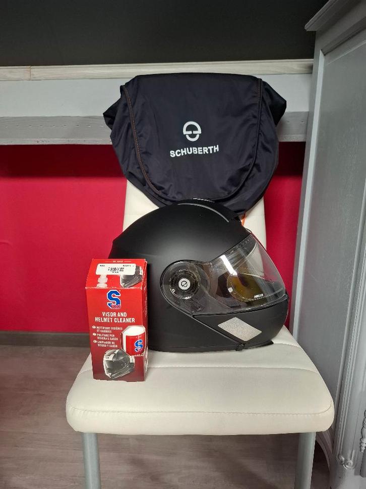 Shuberth C3 avec Cardo Freecom, Motoren, Kleding | Motorhelmen, Heren, Systeemhelm, L, Overige merken, Tweedehands, Ophalen