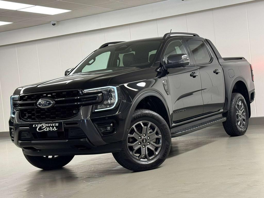 Ford Ranger 2.0 4WD WILDTRAK CAMERA 360 GPS CUIR TVA / BTW, Automaat, 4 deurs, Gebruikt, 4 cilinders