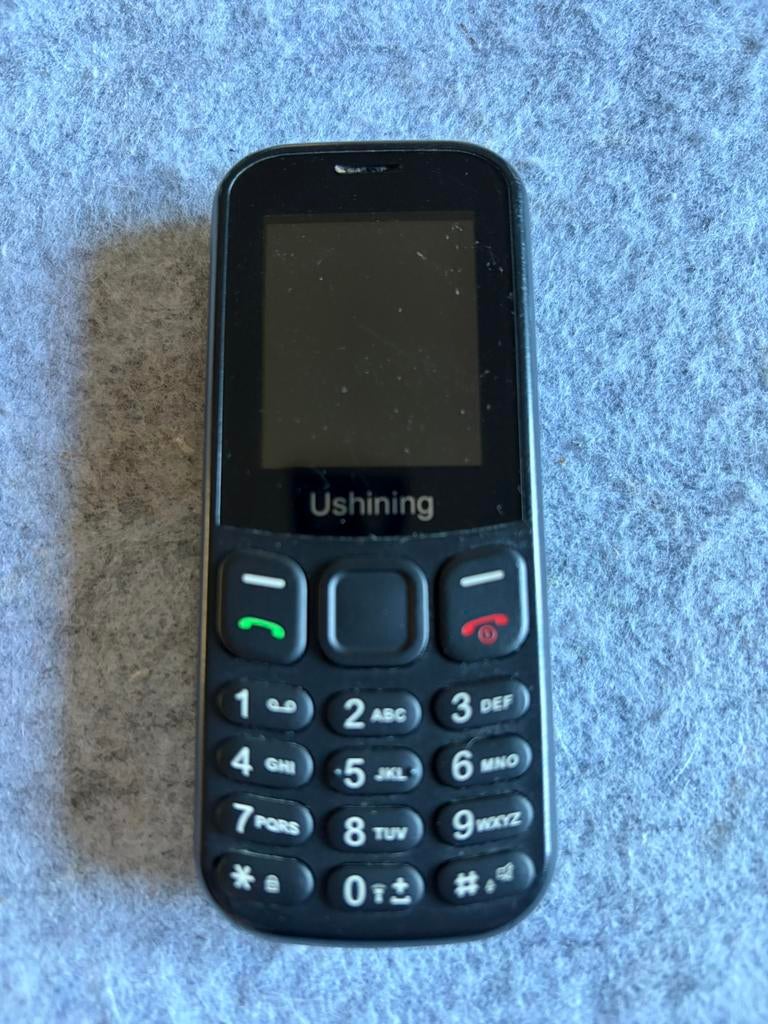GSM simple Ushining – idéal ado / téléphone de secours, Enlèvement ou Envoi, Utilisé
