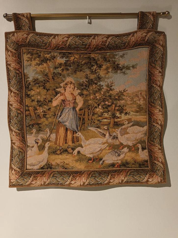 wandtapijt met ophangsysteem, Antiquités & Art, Tapis & Textile, Enlèvement