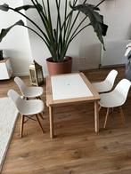 Kinder­tafel met 4 stoelen & geïntegreerde opbergruimte, Enlèvement, Comme neuf, Table(s) et Chaise(s)