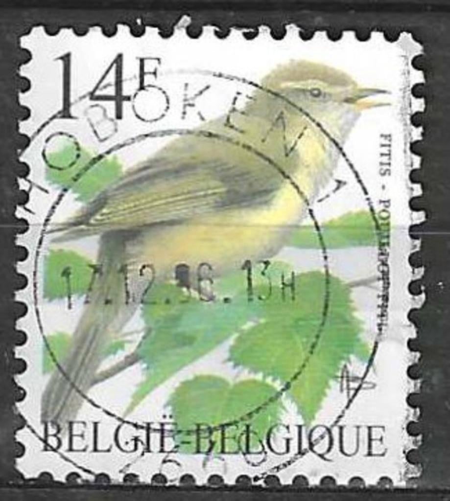 Belgique 1995 - Yvert/OBP 2623 - Buzin - Fitis - 14 F. (ST), Timbres & Monnaies, Timbres | Europe | Belgique, Affranchi, Véhicules