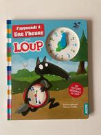 livre "j'apprends à lire l'heure avec Loup" - grand format, Enlèvement, Utilisé, Garçon ou Fille