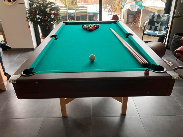 Pooltafel, Sport en Fitness, Biljarten en Poolen, Gebruikt, Pooltafel, Ophalen