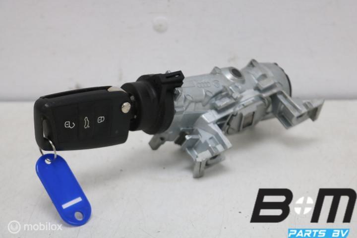 Contactslot met sleutel VW Golf 7 1K0905851, Gebruikt