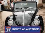 Volkswagen Beetle cabriolet Huebmuller | 1962 | Route 66 Auc, Auto's, Volkswagen, Zwart, Bedrijf, Handgeschakeld