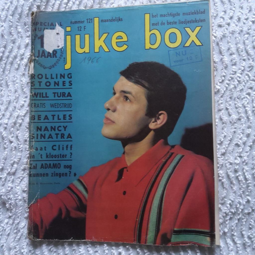 Juke Box" muziekmagazine 1966., Collections, Musique, Artistes & Célébrités, Utilisé, Autres types, Enlèvement ou Envoi