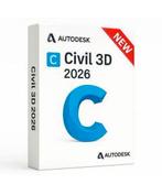 Civil 3d 2026 officiële pakket met permanente licentiecode, Computers en Software, Verzenden, Zo goed als nieuw