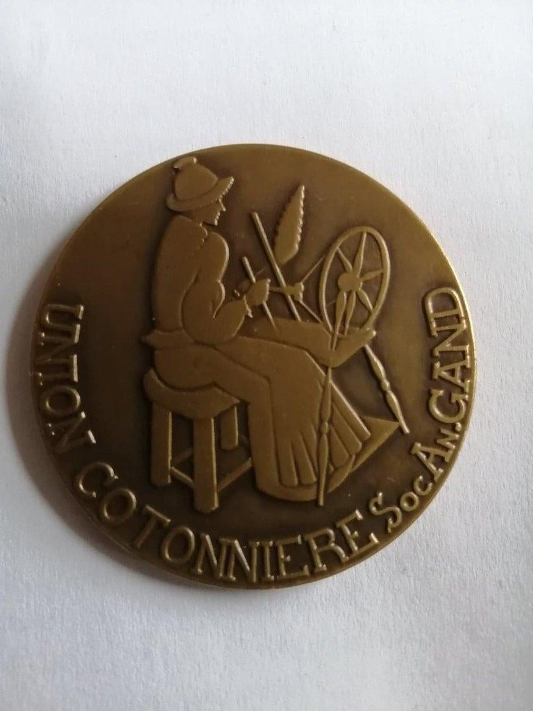 médaille cotonnière de gand, Enlèvement ou Envoi, Bronze