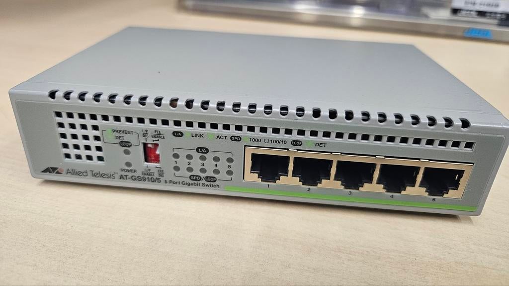 Allied Telesis AT-GS910/5 switch - Nieuw!, Computers en Software, Ophalen of Verzenden, Nieuw