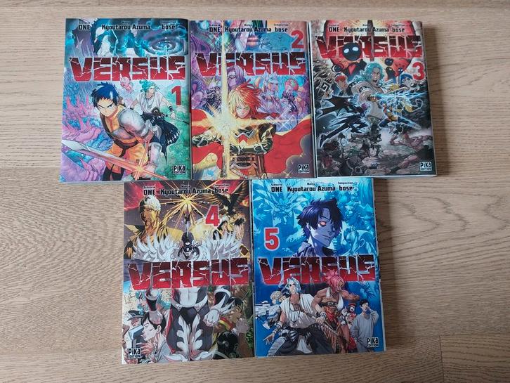 Versus Mangas 5 tomes neufs, Livres, Livres Autre, Enlèvement
