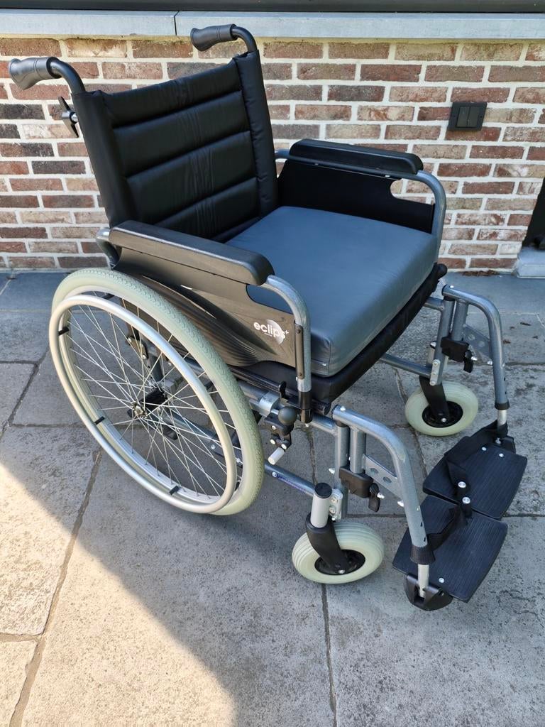 Rolstoel Vermeiren Eclips+ ST, opklapbaar  NIEUWSTAAT!!!, Ophalen, Inklapbaar, Zo goed als nieuw, Duwrolstoel